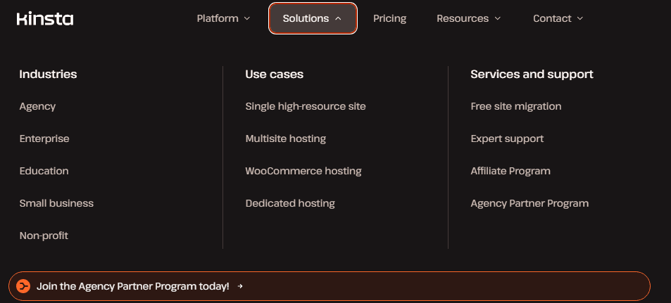 Kinsta Solutions and Use Cases