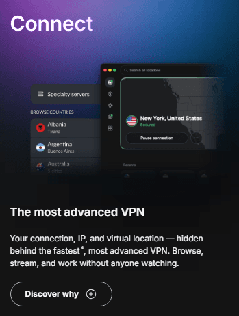 NordVPN Global Server Map & One-Tap Switching